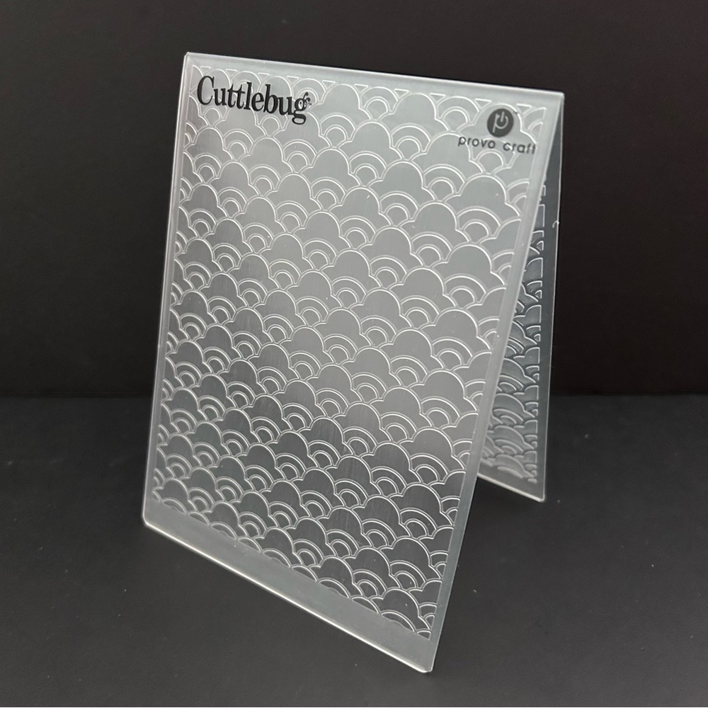 Cuttlebug 4” x 6” SCALES embossing folder - Picture 3 of 7
